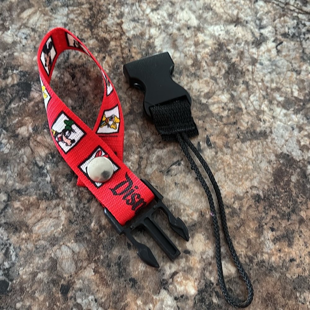 Disney lanyard with snap for  wrist or belt loop vintage